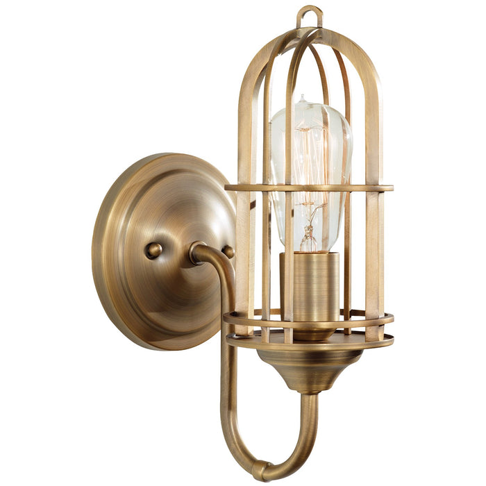 Generation Lighting WB1703DAB One Light Wall Sconce, Dark Antique Brass