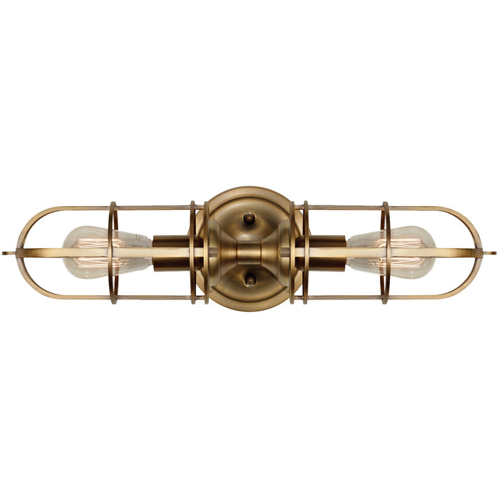 Generation Lighting WB1704DAB Two Light Wall Bracket, Dark Antique Brass