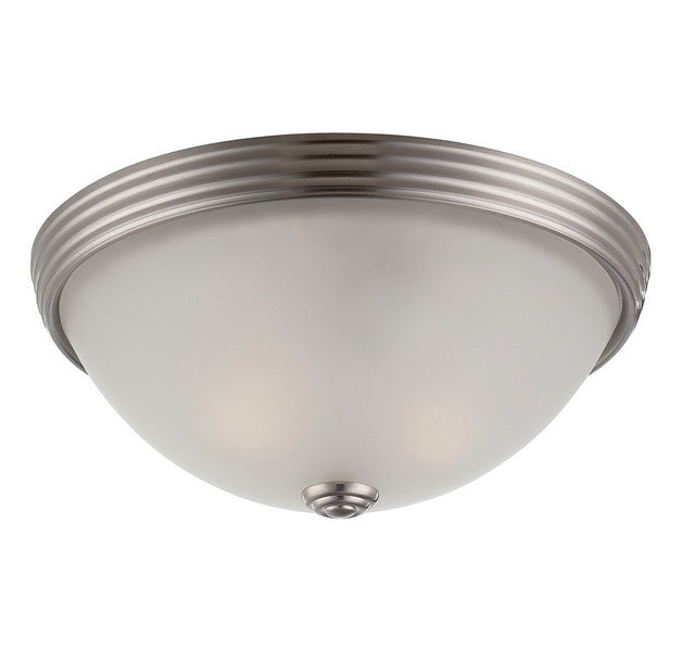 Savoy House 6-780-11-SN Two Light Flush Mount, Satin Nickel