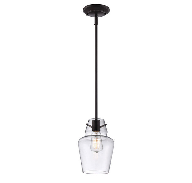 Savoy House 7-4134-1-13 One Light Mini Pendant, English Bronze