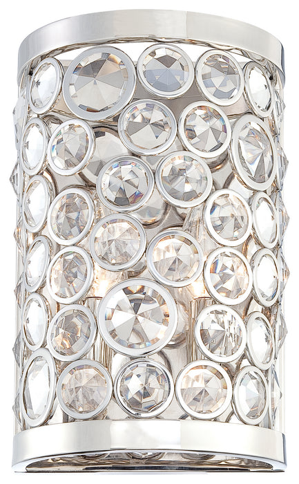 Metropolitan N2750-613 Two Light Wall Sconce, Polished Nickel