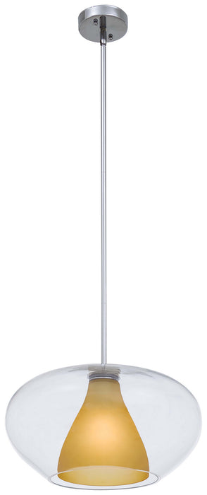 George Kovacs P3834-077 One Light Pendant, Chrome