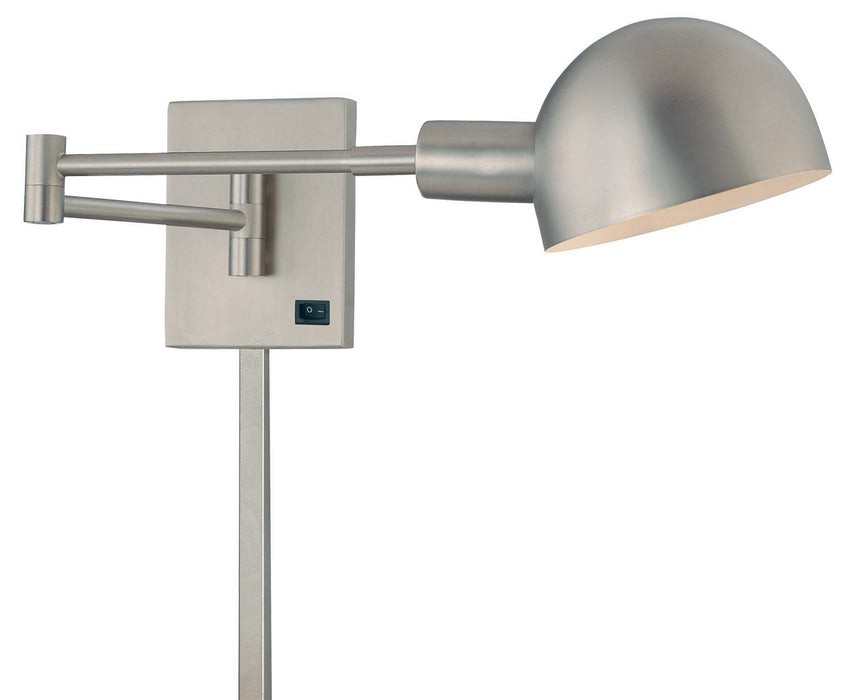 George Kovacs P600-3-603 LED Swing Arm Wall Sconce, Matte Brushed Nickel