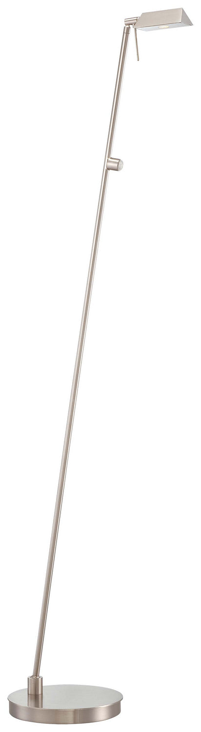 George Kovacs P4314-084 LED Floor Lamp, Brushed Nickel