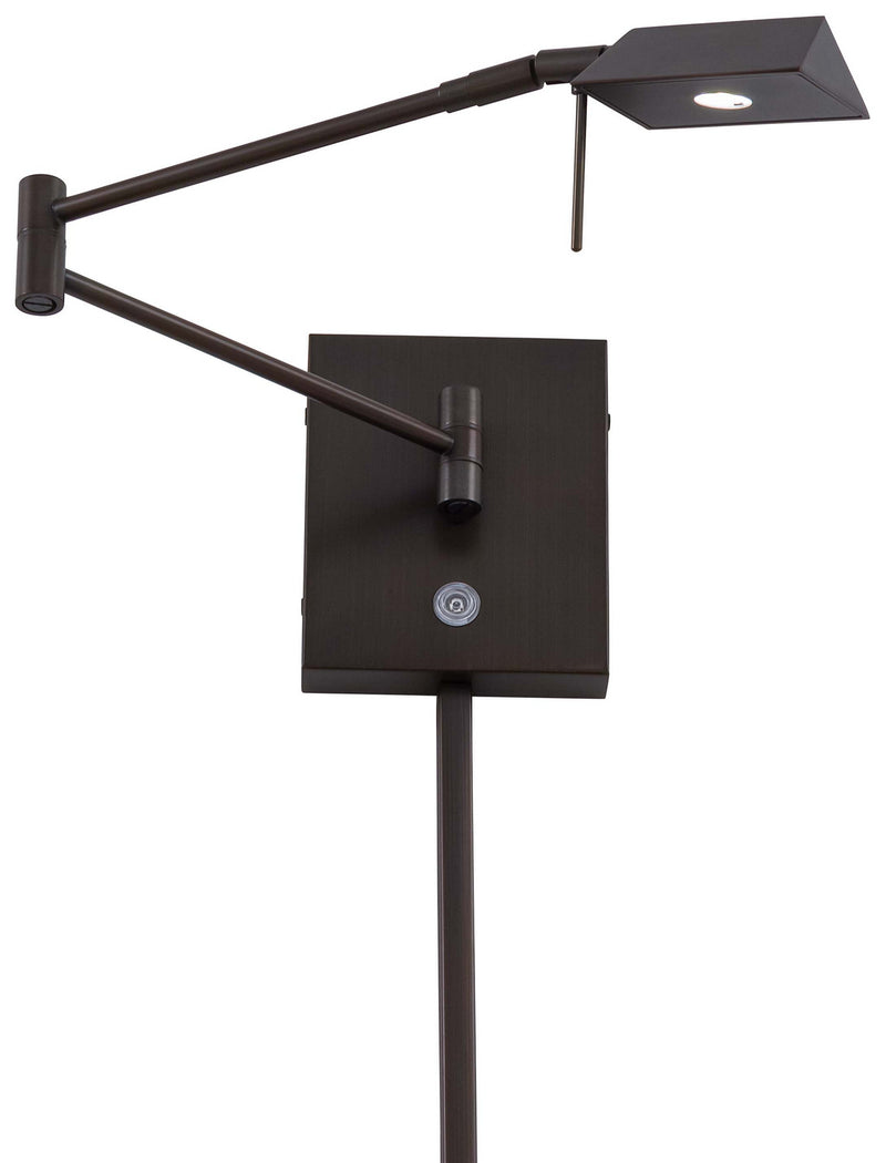 George Kovacs P4318-647 LED Swing Arm Wall Lamp, Copper Bronze Patina