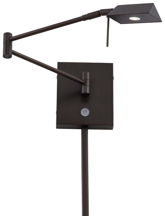 George Kovacs P4318-647 LED Swing Arm Wall Lamp, Copper Bronze Patina