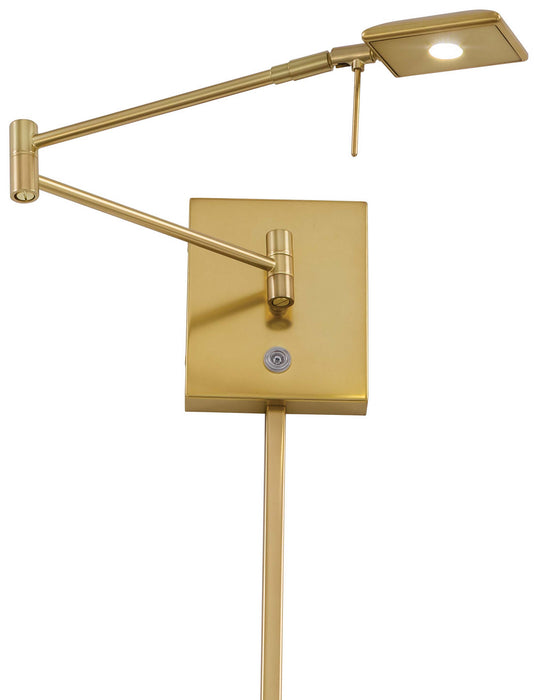 George Kovacs P4328-248 LED Swing Arm Wall Lamp, Honey Gold