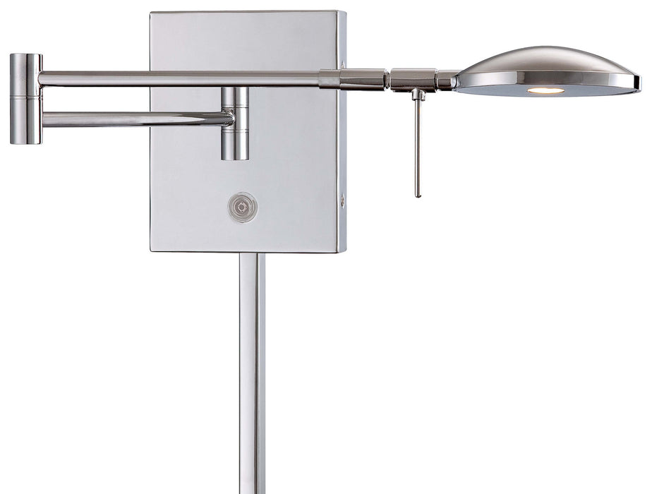 George Kovacs P4338-077 LED Swing Arm Wall Lamp, Chrome
