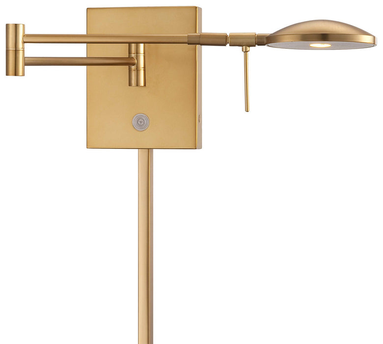 George Kovacs P4338-248 LED Swing Arm Wall Lamp, Honey Gold