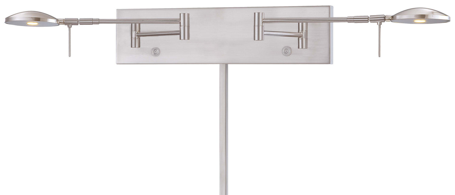George Kovacs P4339-084 LED Swing Arm Wall Lamp, Brushed Nickel
