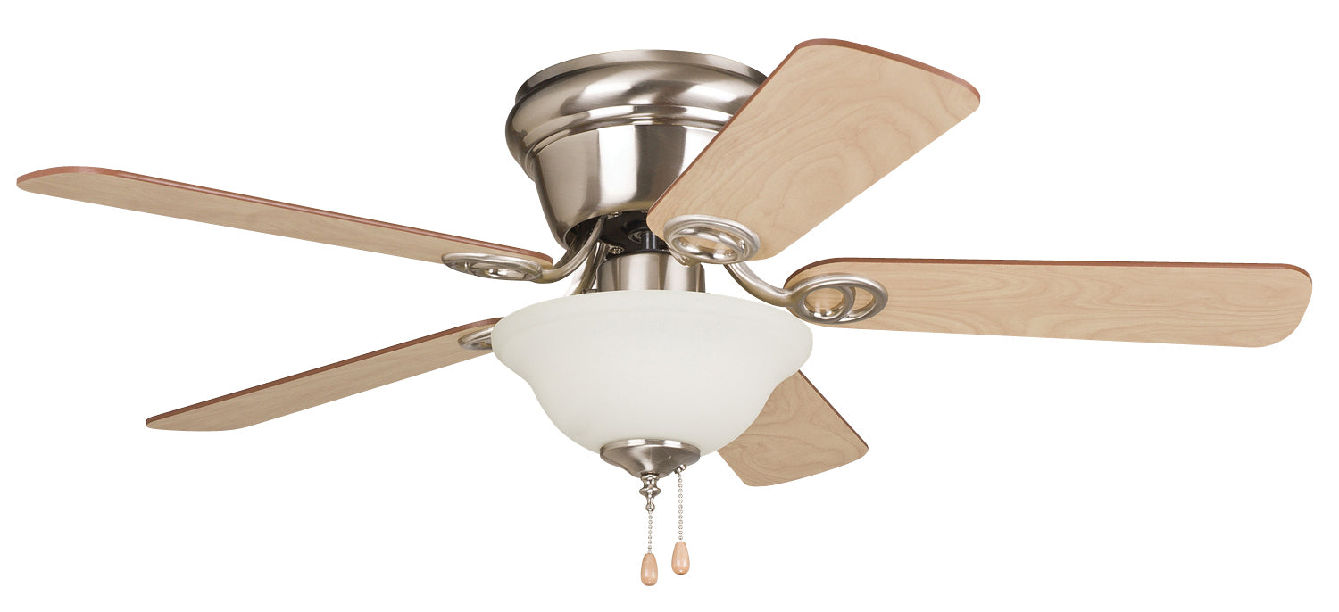 Craftmade WC42BNK5C1 42"Ceiling Fan, Brushed Polished Nickel