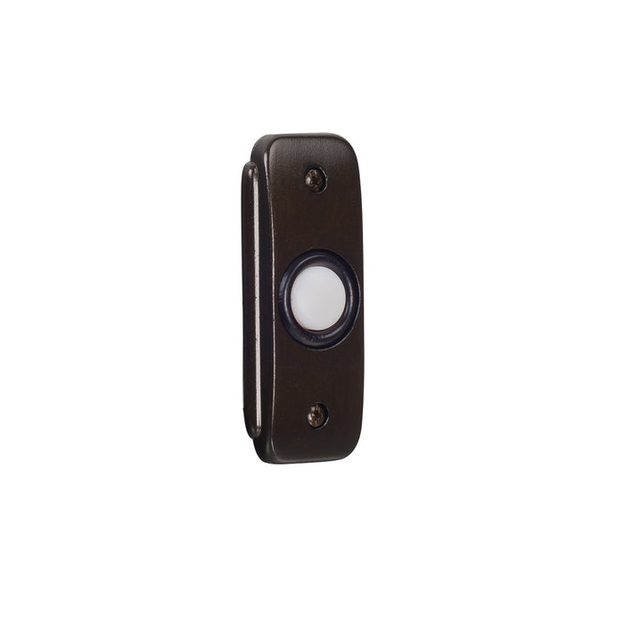 Craftmade BR2-BZ Stepped Rectangle Lighted Push Button, Bronze
