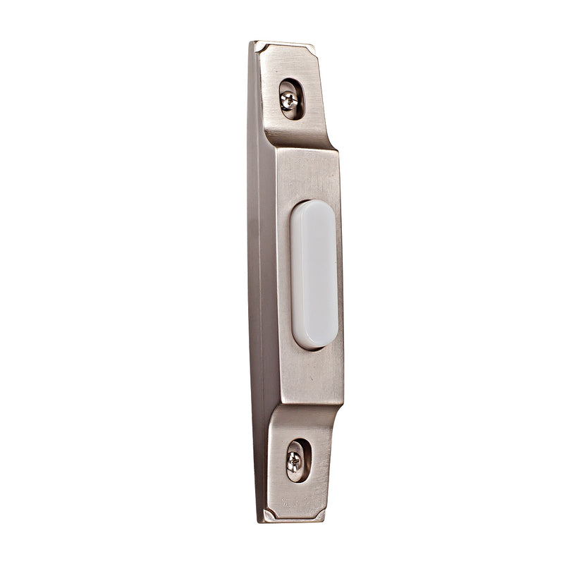 Craftmade BS3-PW Surface Mount Thin Profile Lighted Push Button, Pewter
