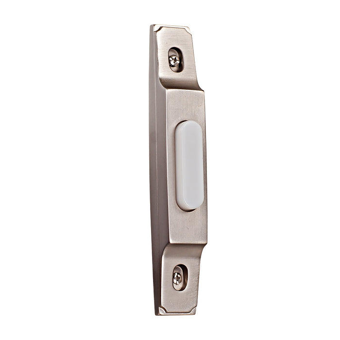 Craftmade BS3-PW Surface Mount Thin Profile Lighted Push Button, Pewter