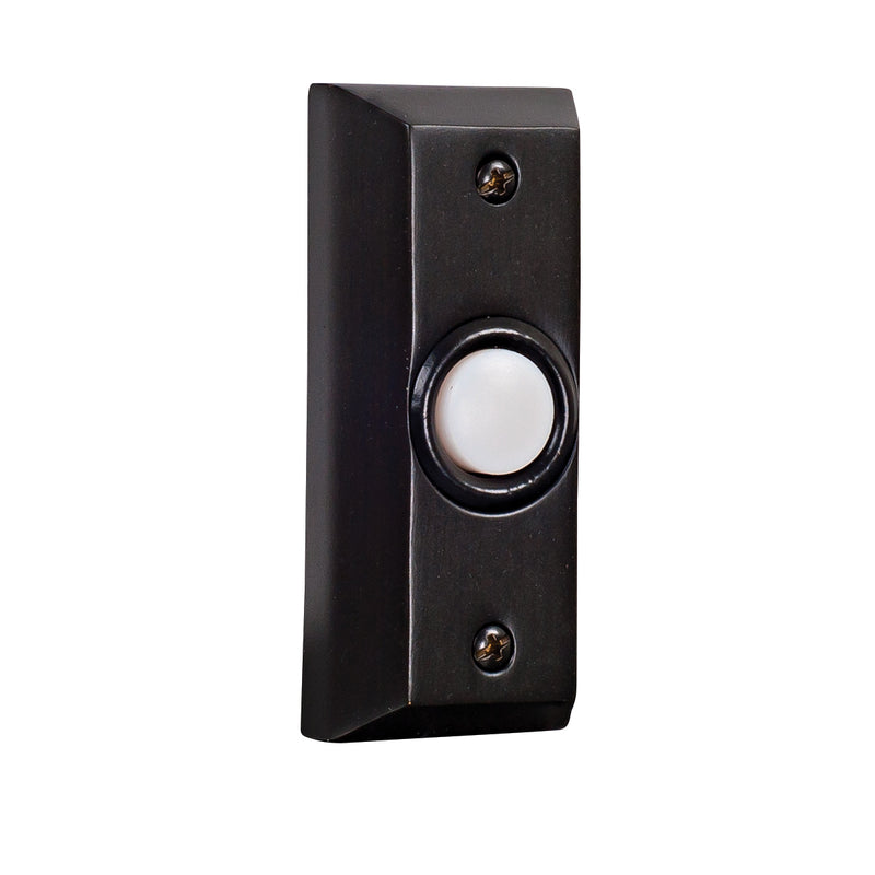 Craftmade BS8-BZ Surface Mount Rectangle Lighted Push Button, Bronze