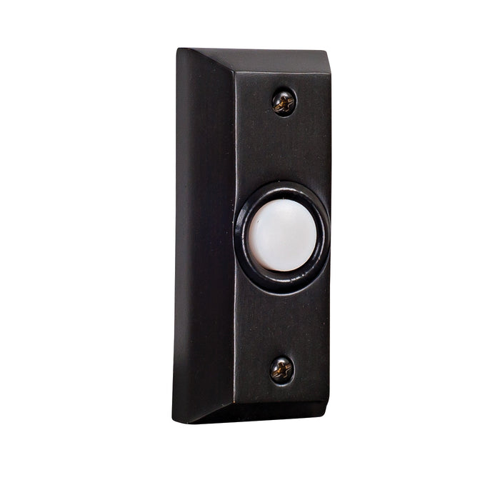 Craftmade BS8-BZ Surface Mount Rectangle Lighted Push Button, Bronze