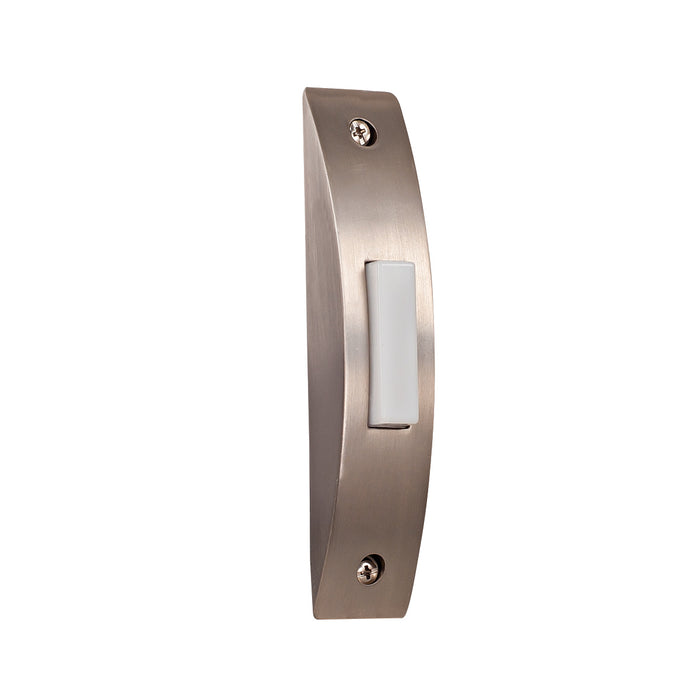 Craftmade BSCS-BN Surface Mount Contemporary Lighted Push Button, Brushed Nickel