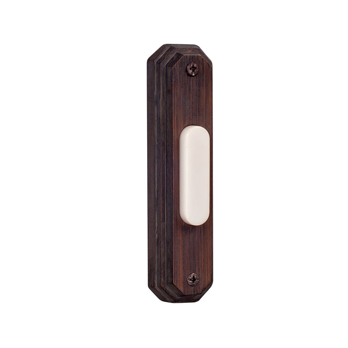 Craftmade BSOCT-RB Surface Mount Octagon Lighted Push Button, Rustic Brick
