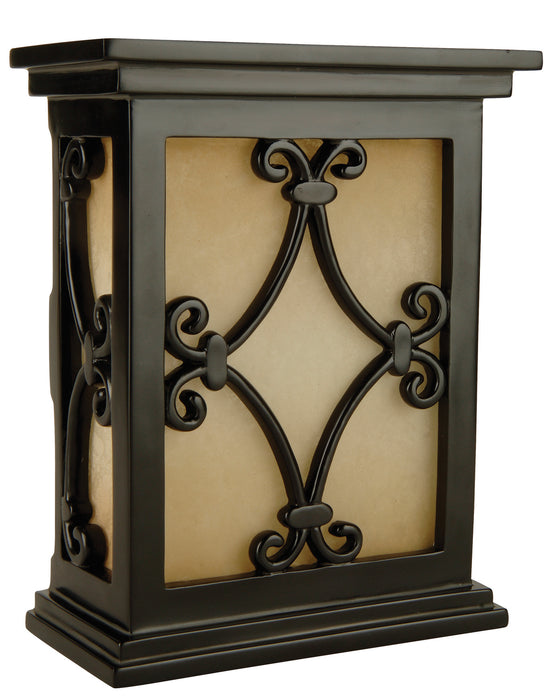 Craftmade CH1515-BK Hand-Carved Scroll Design Chime, Black