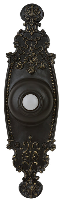 Craftmade PB3035-AZ Surface Mount Designer Lighted Push Button, Antique Bronze