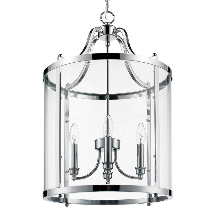 Golden 1157-4P CH Four Light Pendant, Chrome