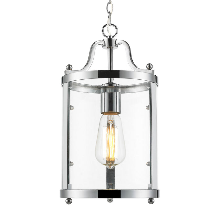 Golden 1157-M1L CH One Light Mini Pendant, Chrome