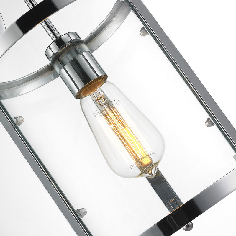 Golden 1157-M1L CH One Light Mini Pendant, Chrome