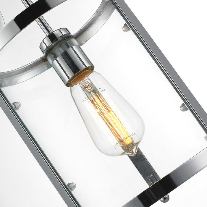 Golden 1157-M1L CH One Light Mini Pendant, Chrome