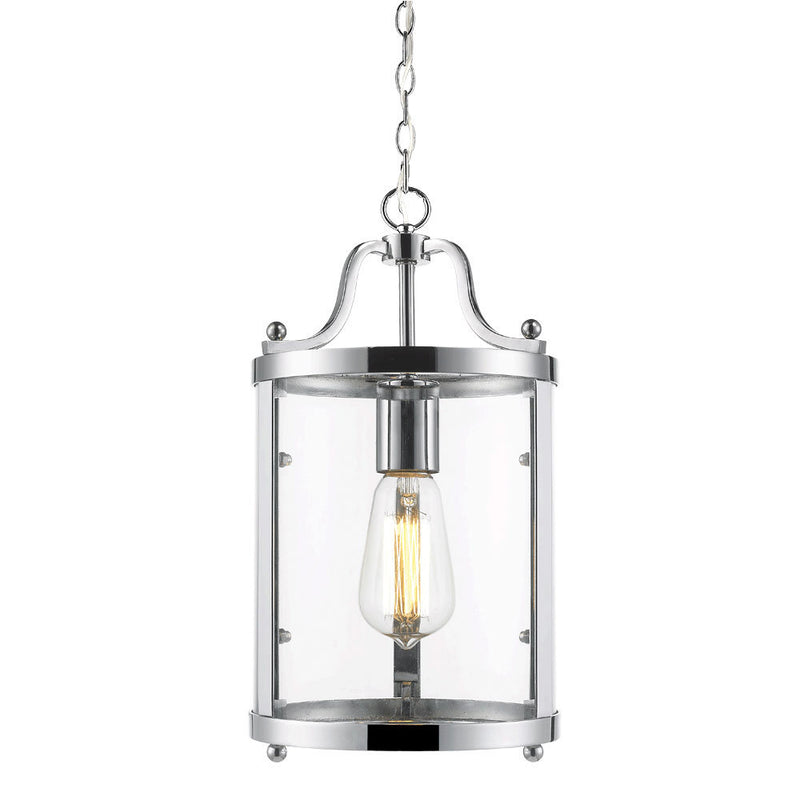 Golden 1157-M1L CH One Light Mini Pendant, Chrome