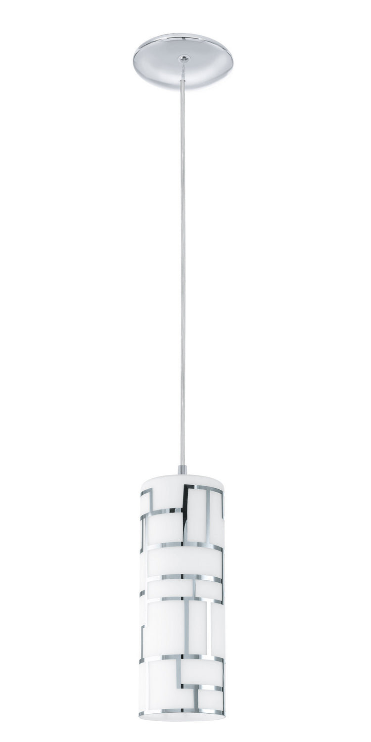 Eglo USA 92562A One Light Pendant, Chrome