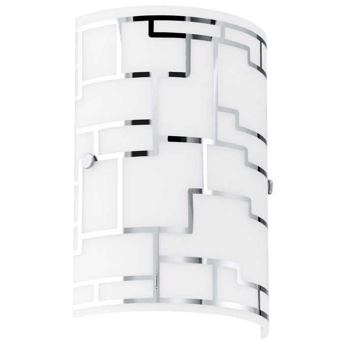 Eglo USA 92564A One Light Wall Sconce, Chrome