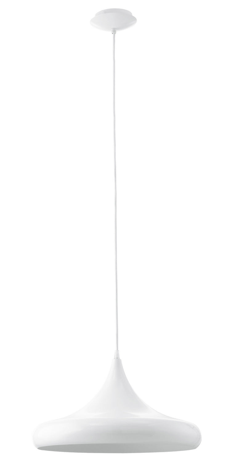 Eglo USA 92718A One Light Pendant, White