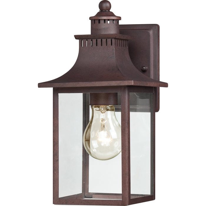 Quoizel CCR8406CU One Light Outdoor Wall Lantern, Copper Bronze