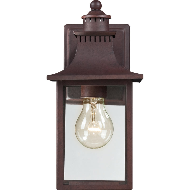 Quoizel CCR8406CU One Light Outdoor Wall Lantern, Copper Bronze