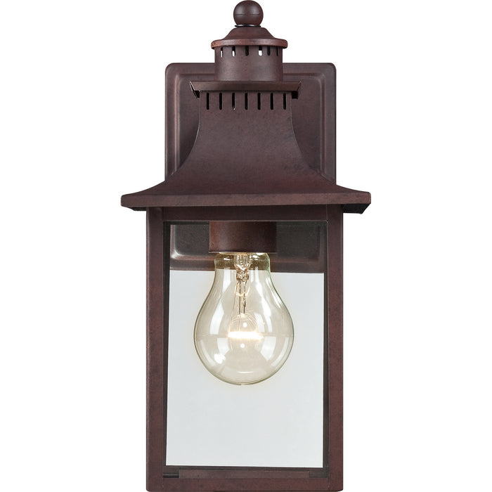 Quoizel CCR8406CU One Light Outdoor Wall Lantern, Copper Bronze