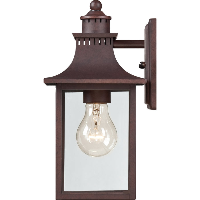 Quoizel CCR8406CU One Light Outdoor Wall Lantern, Copper Bronze