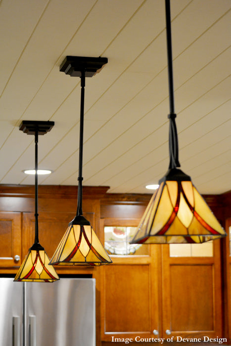 Quoizel TFAS1507VA One Light Mini Pendant, Valiant Bronze