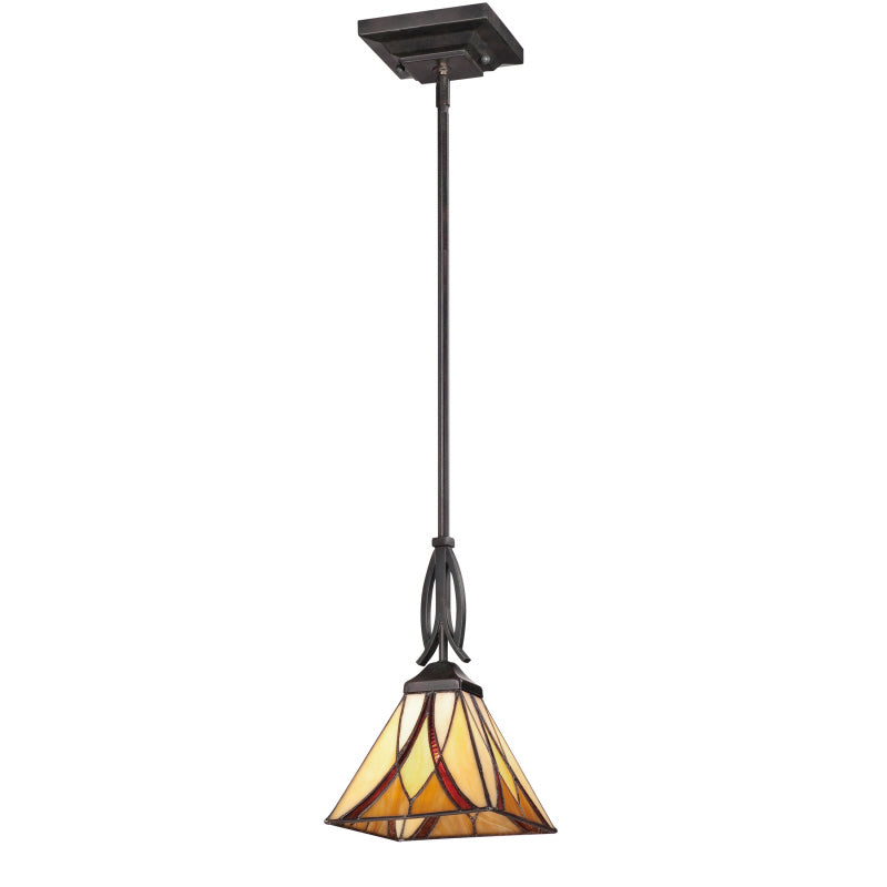 Quoizel TFAS1507VA One Light Mini Pendant, Valiant Bronze