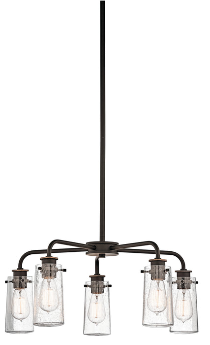 Kichler 43058OZ Five Light Chandelier, Olde Bronze