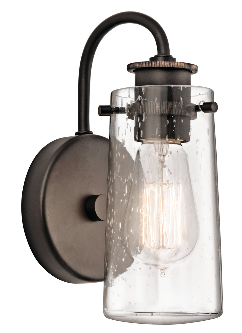 Kichler 45457OZ One Light Wall Sconce, Olde Bronze