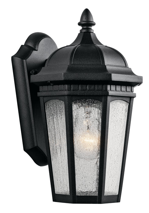 Kichler 9032BKT One Light Outdoor Wall Mount, Textured Black