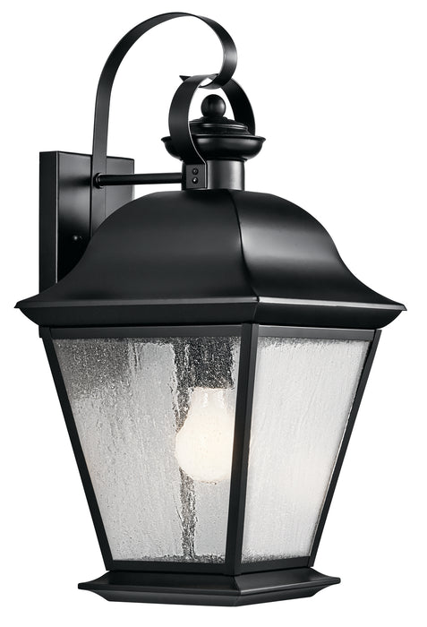 Kichler 9709BK One Light Outdoor Wall Mount, Black