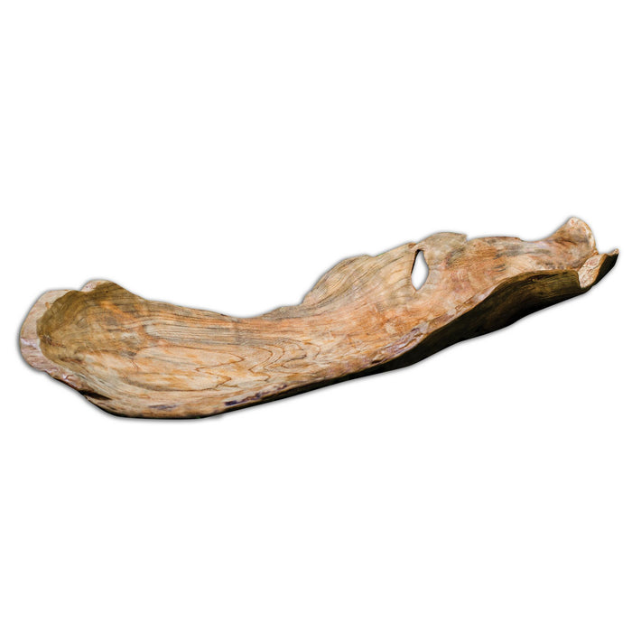 Uttermost 17085 Bowl, Natural Teak Wood