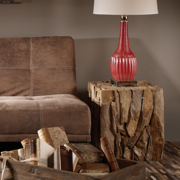 Uttermost 25592 Bunching Cubes, Teak Wood