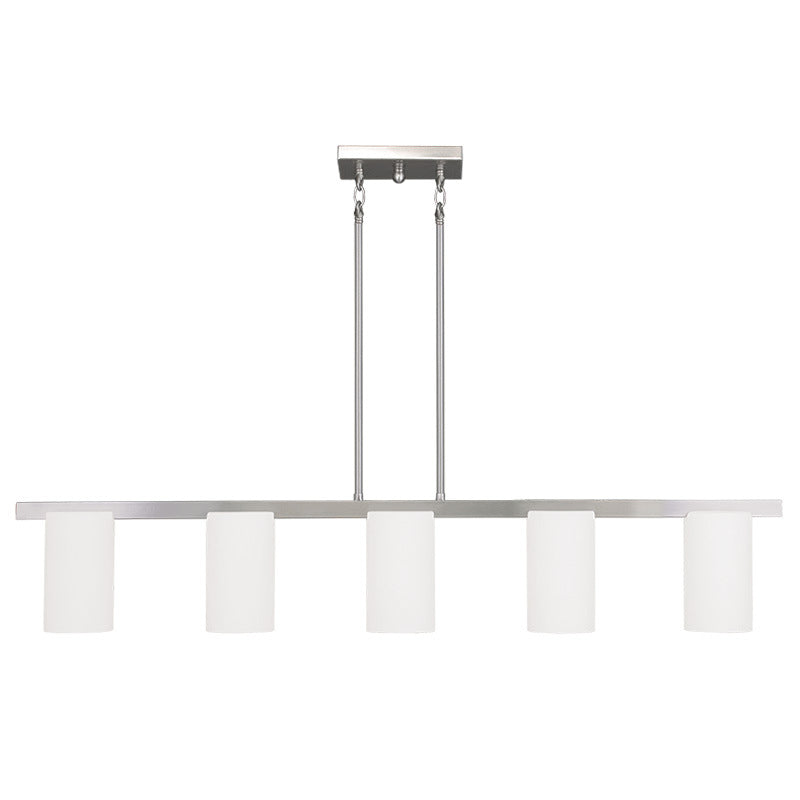Livex Lighting 1327-91 Five Light Chandelier, Brushed Nickel