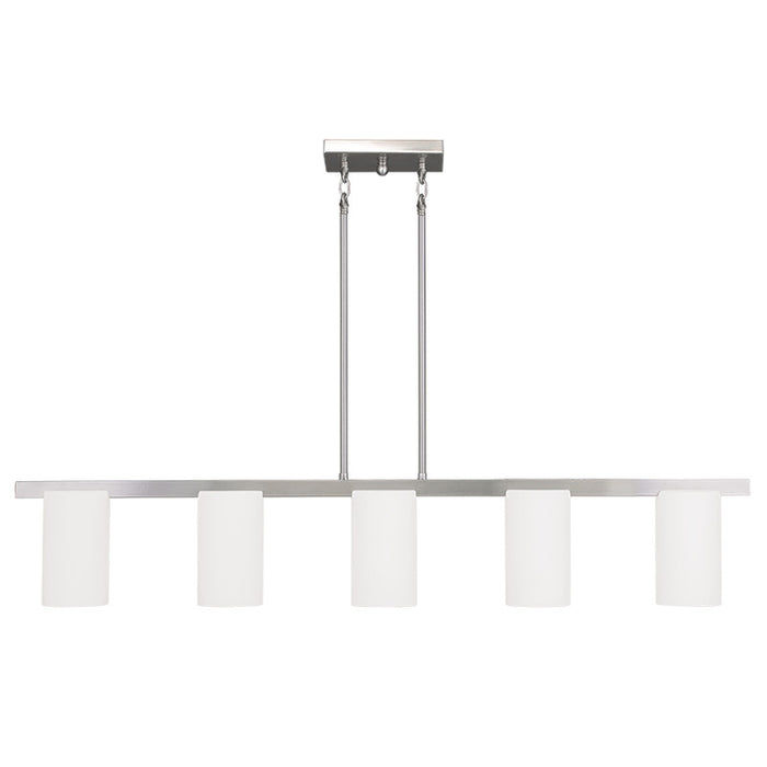 Livex Lighting 1327-91 Five Light Chandelier, Brushed Nickel