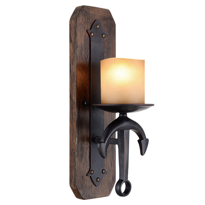 Livex Lighting 4861-67 One Light Wall Sconce, Hand Applied Olde Bronze