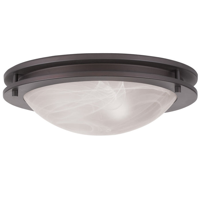 Livex Lighting 7058-07 Two Light Ceiling Mount, Bronze