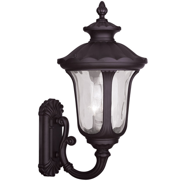 Livex Lighting 7856-07 Three Light Outdoor Wall Lantern, Bronze