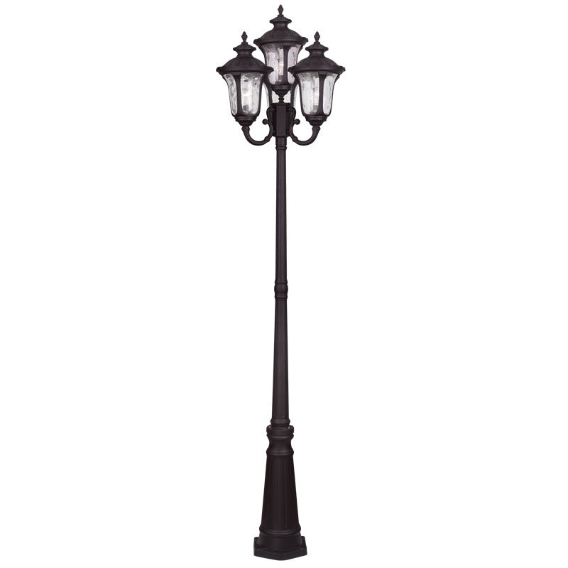 Livex Lighting 7869-07 Four Light Outdoor Post Mount, Bronze